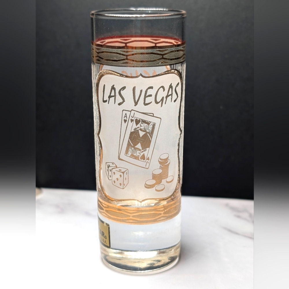Las Vegas 22K Gold Shot Glass